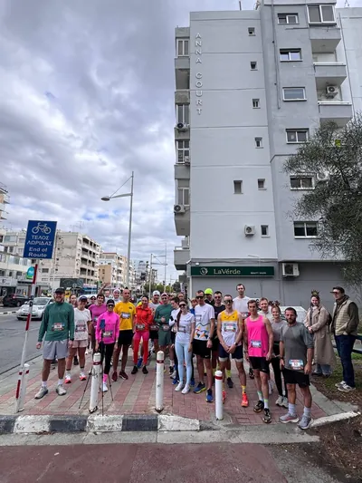 A photograph from the 2025 Limassol Santa Run.