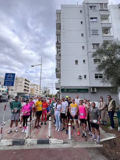 A photograph from the 2025 Limassol Santa Run.