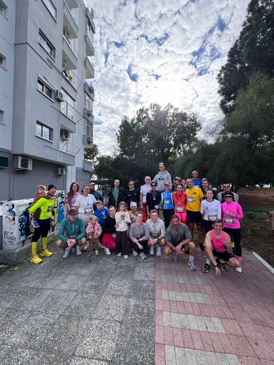 A photograph from the 2025 Limassol Santa Run.