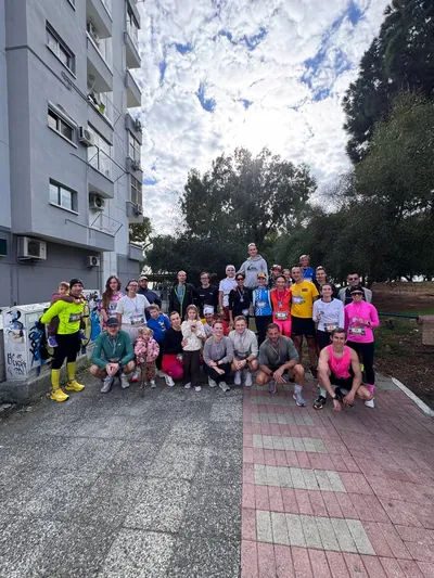 A photograph from the 2025 Limassol Santa Run.