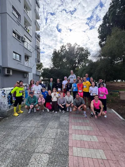 A photograph from the 2025 Limassol Santa Run.