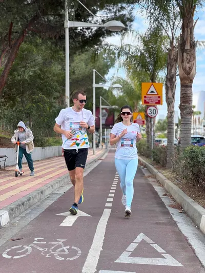 A photograph from the 2025 Limassol Santa Run.