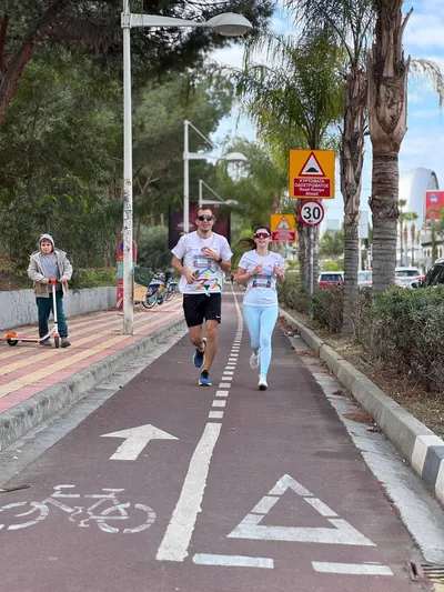 A photograph from the 2025 Limassol Santa Run.