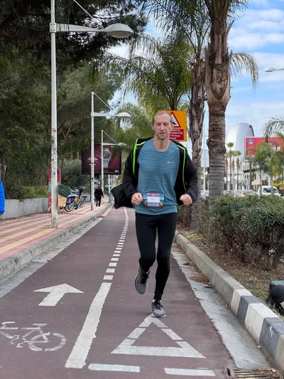A photograph from the 2025 Limassol Santa Run.