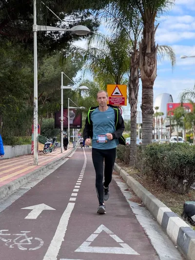 A photograph from the 2025 Limassol Santa Run.