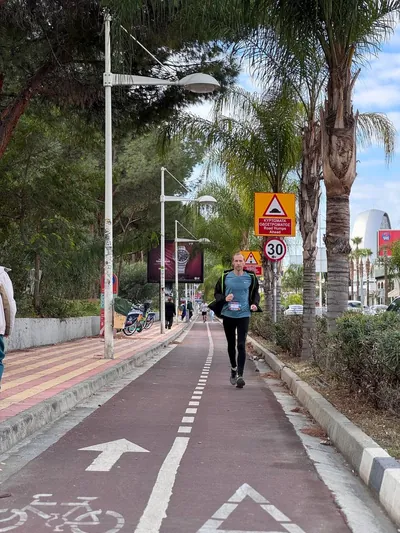 A photograph from the 2025 Limassol Santa Run.
