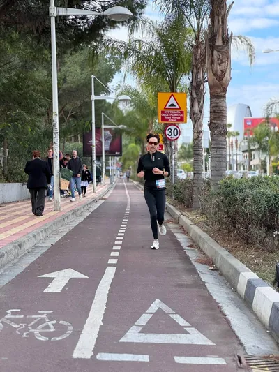 A photograph from the 2025 Limassol Santa Run.