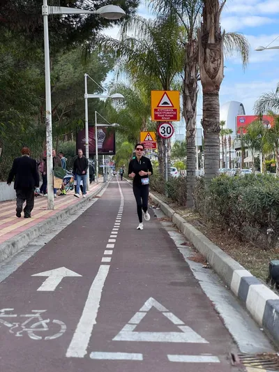 A photograph from the 2025 Limassol Santa Run.