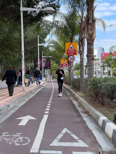 A photograph from the 2025 Limassol Santa Run.