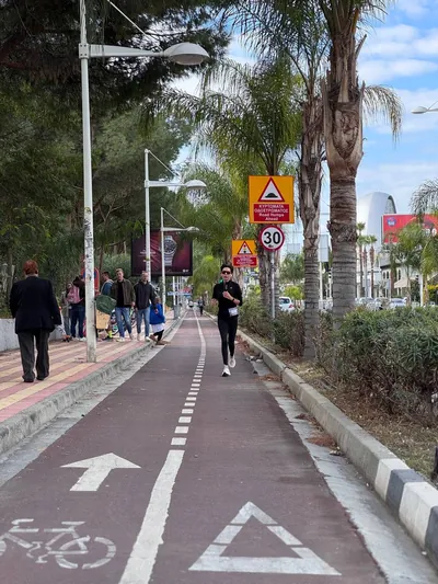 A photograph from the 2025 Limassol Santa Run.