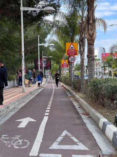 A photograph from the 2025 Limassol Santa Run.