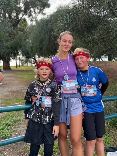 A photograph from the 2025 Limassol Santa Run.