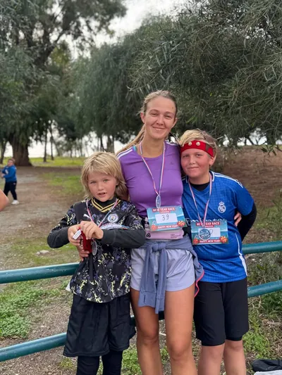 A photograph from the 2025 Limassol Santa Run.
