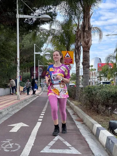 A photograph from the 2025 Limassol Santa Run.