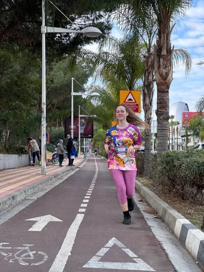 A photograph from the 2025 Limassol Santa Run.