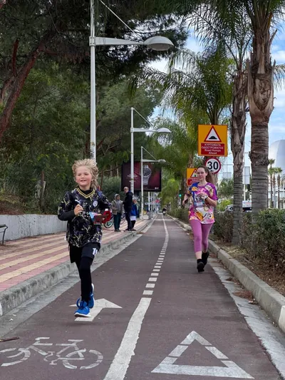 A photograph from the 2025 Limassol Santa Run.