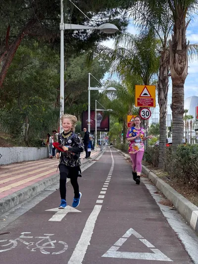 A photograph from the 2025 Limassol Santa Run.