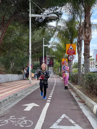 A photograph from the 2025 Limassol Santa Run.