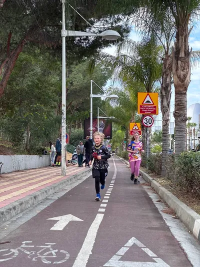 A photograph from the 2025 Limassol Santa Run.