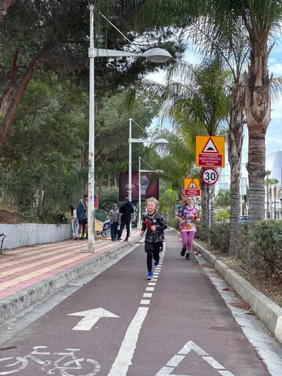 A photograph from the 2025 Limassol Santa Run.