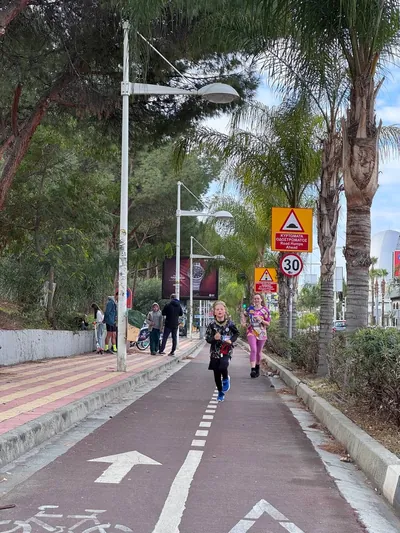 A photograph from the 2025 Limassol Santa Run.