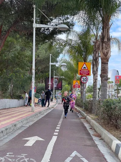 A photograph from the 2025 Limassol Santa Run.