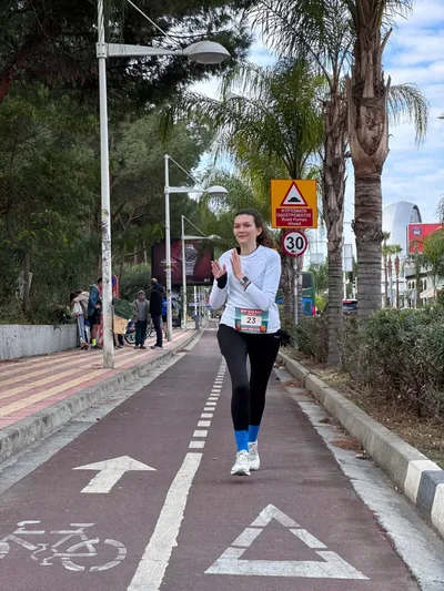 A photograph from the 2025 Limassol Santa Run.