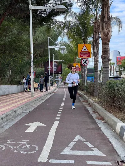 A photograph from the 2025 Limassol Santa Run.