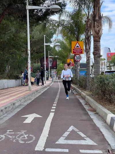 A photograph from the 2025 Limassol Santa Run.