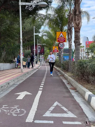A photograph from the 2025 Limassol Santa Run.