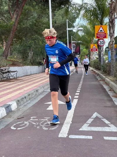 A photograph from the 2025 Limassol Santa Run.