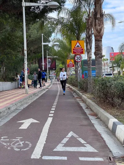 A photograph from the 2025 Limassol Santa Run.