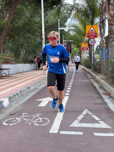 A photograph from the 2025 Limassol Santa Run.