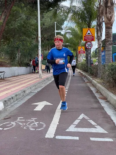 A photograph from the 2025 Limassol Santa Run.