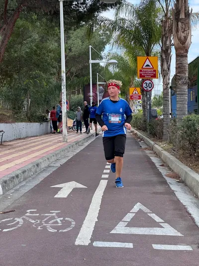 A photograph from the 2025 Limassol Santa Run.