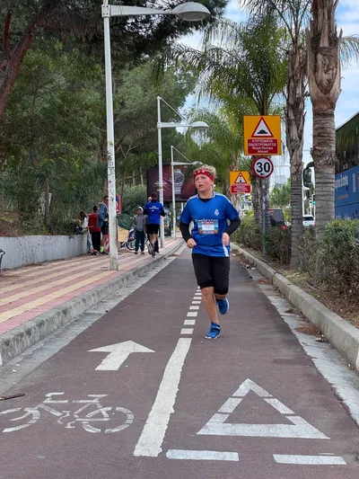 A photograph from the 2025 Limassol Santa Run.