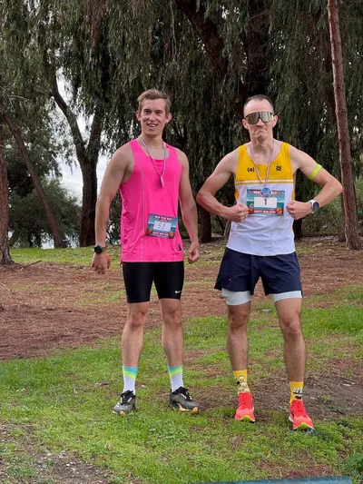 A photograph from the 2025 Limassol Santa Run.