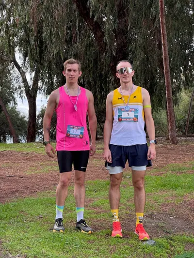 A photograph from the 2025 Limassol Santa Run.