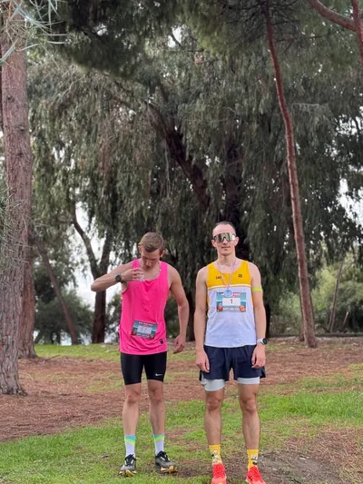 A photograph from the 2025 Limassol Santa Run.