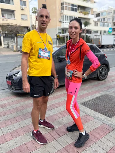 A photograph from the 2025 Limassol Santa Run.