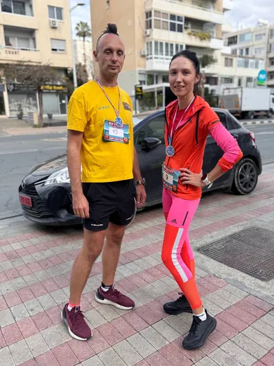 A photograph from the 2025 Limassol Santa Run.