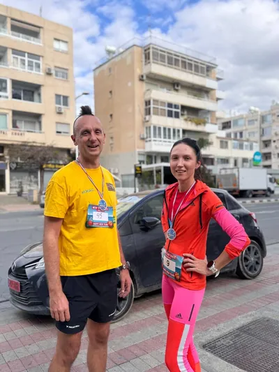 A photograph from the 2025 Limassol Santa Run.