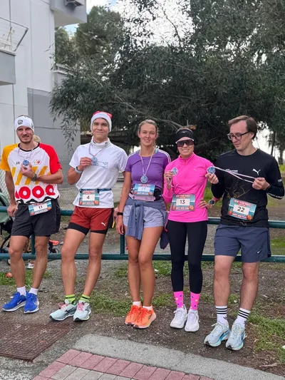 A photograph from the 2025 Limassol Santa Run.