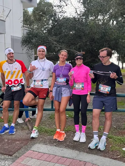 A photograph from the 2025 Limassol Santa Run.