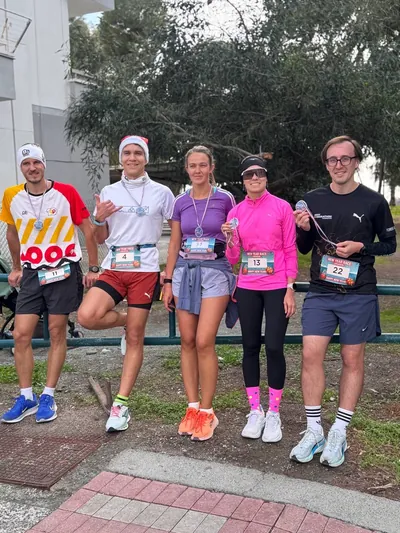 A photograph from the 2025 Limassol Santa Run.