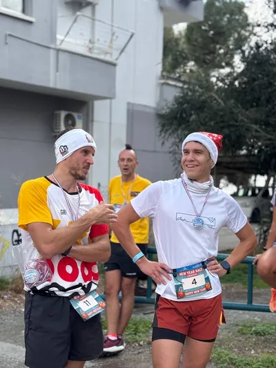 A photograph from the 2025 Limassol Santa Run.
