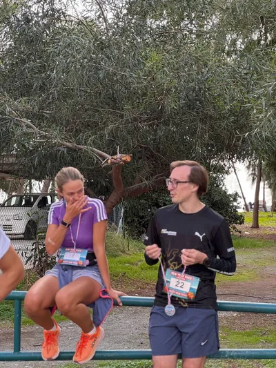 A photograph from the 2025 Limassol Santa Run.