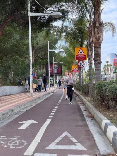 A photograph from the 2025 Limassol Santa Run.