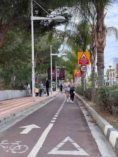 A photograph from the 2025 Limassol Santa Run.