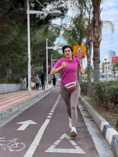 A photograph from the 2025 Limassol Santa Run.